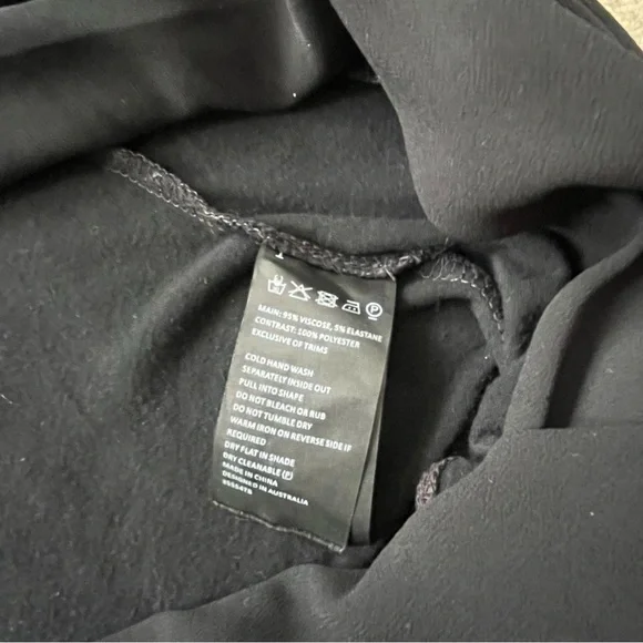 Bardot Black Sheer Wrap Long Sleeve Bodysuit - Picture 9 of 11